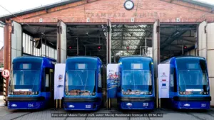 Nowe tramwaje zakupione ze środków KPO, foto: UMT 2026