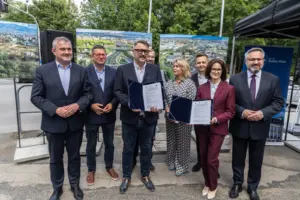 W wydarzeniu wzięli udział przedstawiciele władzy lokalnej, centralnej oraz CUPT.