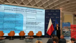 Sylwia Cieślak-Wilk, CUPT, zaprezentowała projekty i nabory na infrastrukturę dual-use
