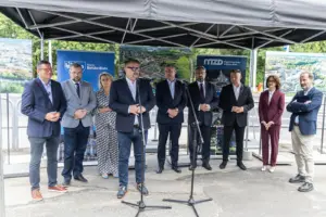 Podczas konferencji ogłoszono rozpoczęcie budowy nowej obwodnicy miasta.